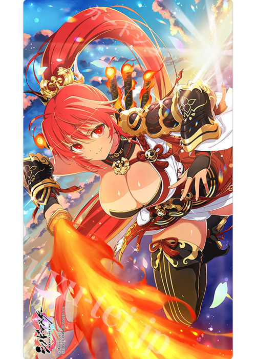 カーテン魂 シノビマスター 閃乱カグラ NEW LINK ラバーマット『焔／紅勾の焔』(2月上旬 発売) | 販売 | サプライ