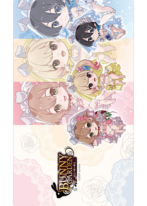 カーテン魂 バニーガーデン 描き下ろしラバーマット『ミニキャラ／バニーウエディング水着』 | 販売 | サプライ
