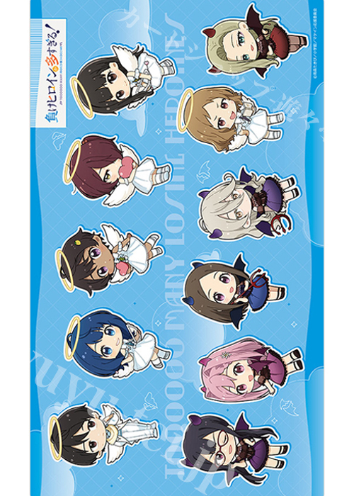 カーテン魂 負けヒロインが多すぎる！ ラバーマット『天使＆悪魔』(2月中旬 発売)