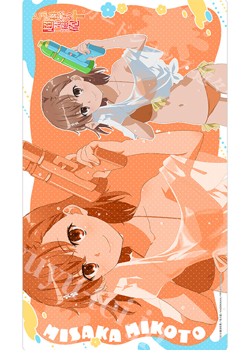 カーテン魂 とある科学の超電磁砲T 描き下ろしラバーマット 『御坂美琴