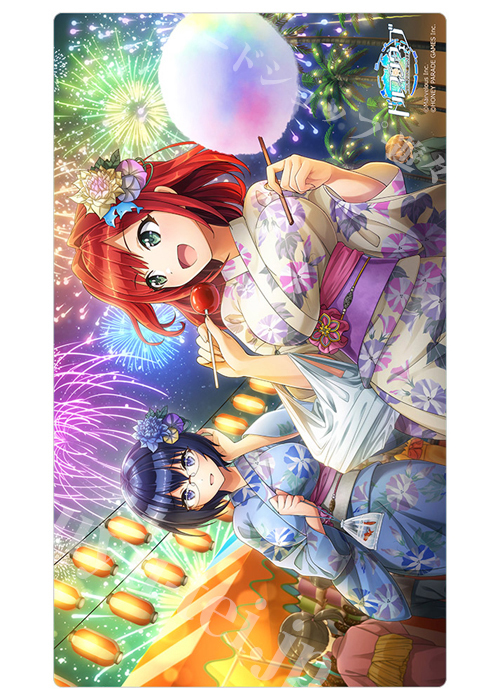 カーテン魂 ドルフィンウェーブ ラバーマット 『初めてのお祭り』(4月下旬 発売)