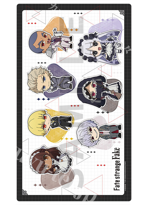 カーテン魂 Fate/strange Fake ラバーマット（執事＆メイド）(6月上旬 発売)