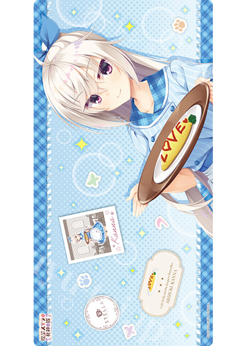 スリーブ　プレイマット　明月栞那 キャラクター万能ラバーマットスリム 喫茶ステラと死神の蝶「明月 栞那