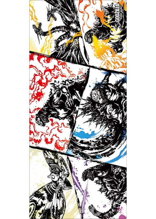 ブシロード ラバーマットコレクションV2 Vol.2071 『ゴジラ カードゲーム』怪獣墨絵大進撃 ver.(7月4日 発売)