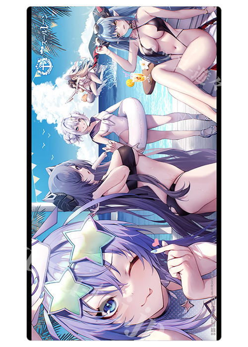 カーテン魂 アズールレーン ラバーマット 『ニュージャージー＆アウグスト・フォン・パーセヴァル＆ヤーデ＆ハルビン＆リシュリュー＆レーゲンスブルク』(7月下旬 発売) | 販売 | サプライ