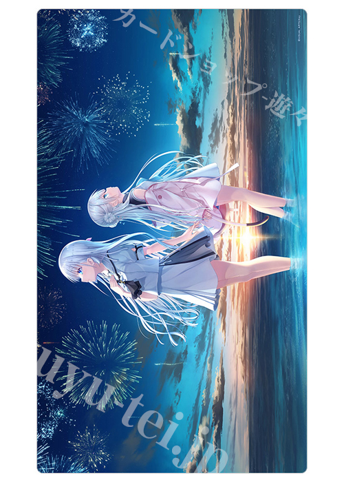 カーテン魂 Summer Pockets REFLECTION BLUE＆anemoi ラバーマット