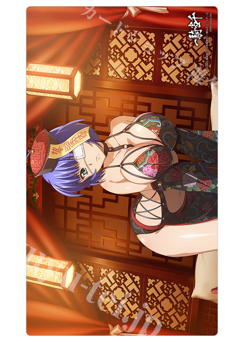 カーテン魂 一騎当千 ラバーマット 『呂蒙子明／妖姿媚態』(8月下旬