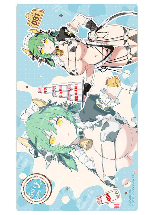 カーテン魂 シノビマスター 閃乱カグラ NEW LINK 描き下ろしラバーマット 『日影／ミルキーメイド』 (10月上旬 発売)