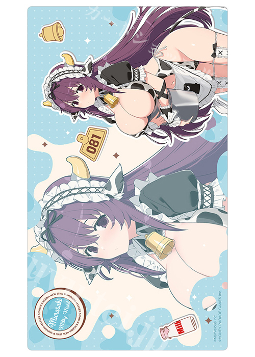 カーテン魂 シノビマスター 閃乱カグラ NEW LINK 描き下ろしラバーマット 『紫／ミルキーメイド』 (10月上旬 発売) | 販売 | サプライ