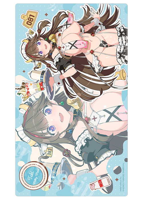 カーテン魂 シノビマスター 閃乱カグラ NEW LINK 描き下ろしラバーマット 『鴇／ミルキーメイド』 (10月上旬 発売)