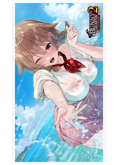 カーテン魂 バニーガーデン2 ラバーマット 『花奈』  (10月上旬 発売)