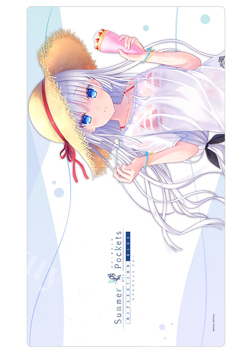 カーテン魂 Summer Pockets REFLECTION BLUE ラバーマット （鳴瀬しろ