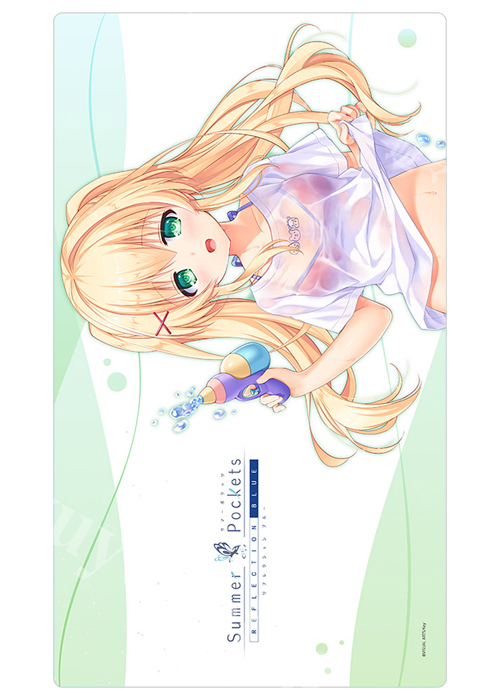 カーテン魂 Summer Pockets REFLECTION BLUE ラバーマット （紬