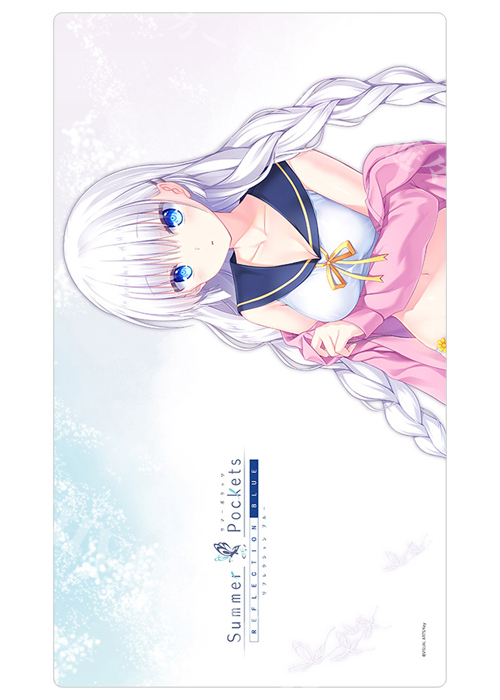 カーテン魂 Summer Pockets REFLECTION BLUE ラバーマット （鳴瀬しろ