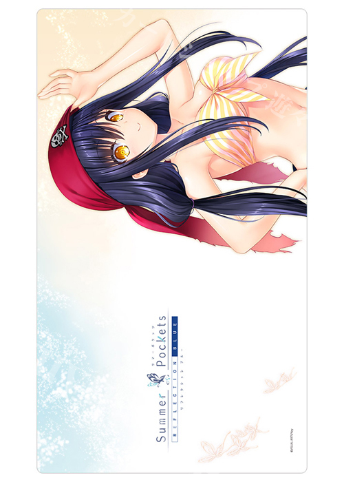 カーテン魂 Summer Pockets REFLECTION BLUE ラバーマット （久島鴎
