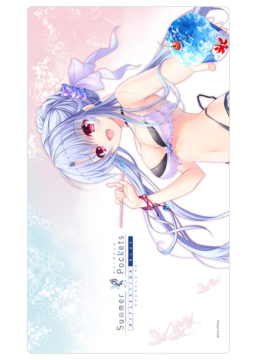 カーテン魂 Summer Pockets REFLECTION BLUE ラバーマット （空門蒼