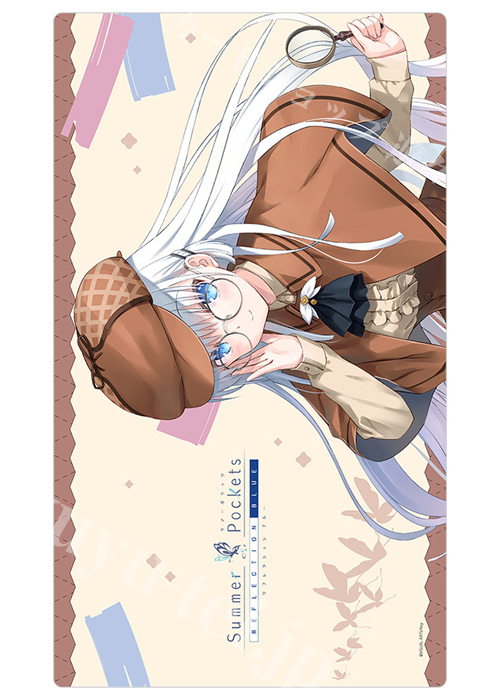 カーテン魂 Summer Pockets REFLECTION BLUE ラバーマット （鳴瀬しろ