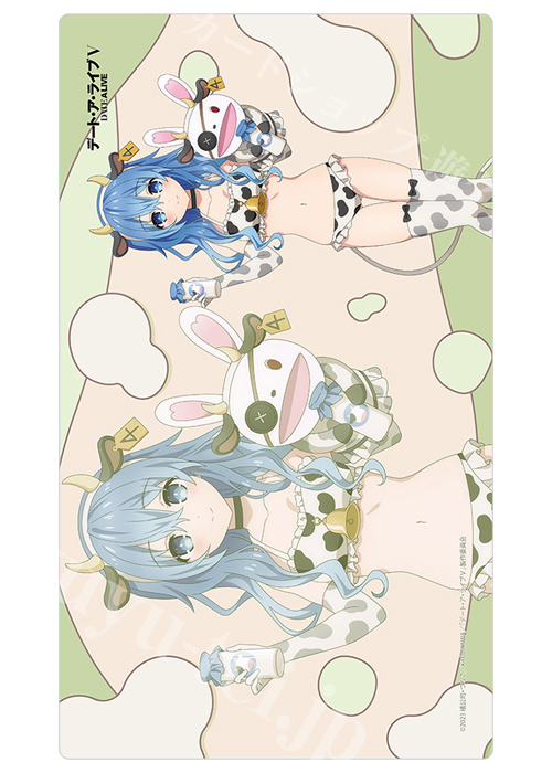 カーテン魂 デート・ア・ライブV 描き下ろしラバーマット （四糸乃／牛柄水着）  (12月中旬 発売)