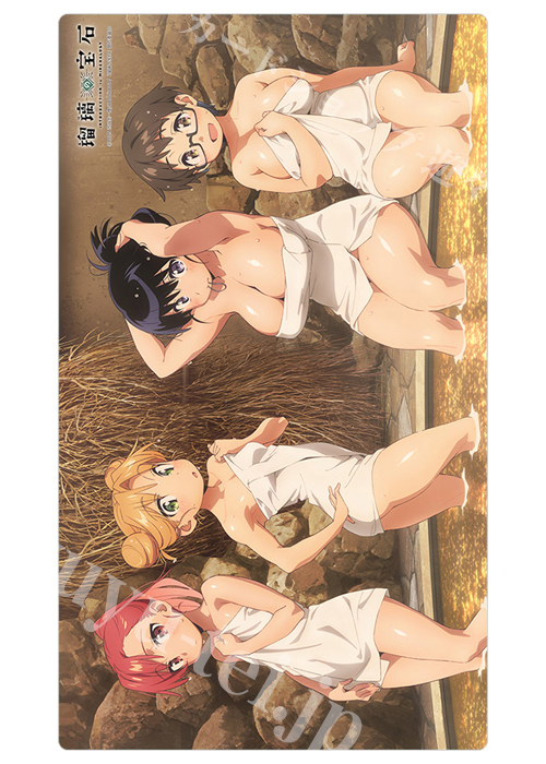 カーテン魂 瑠璃の宝石 描き下ろしラバーマット （温泉） (12月中旬 発売)