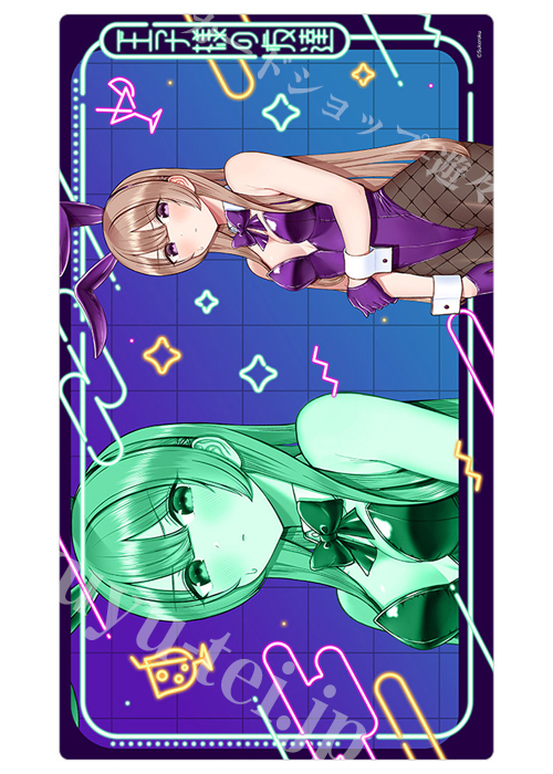 カーテン魂 王子様の友達 描き下ろしラバーマット （瑠璃川紫津／バニー）  (12月中旬 発売)