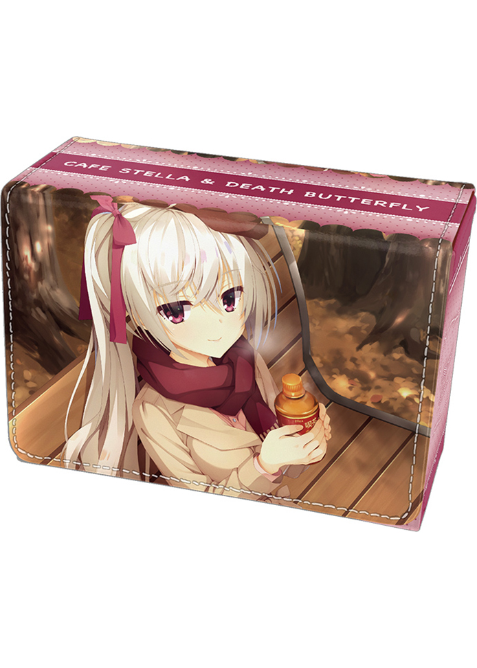 合皮製デッキケースW 喫茶ステラと死神の蝶 「明月 栞那」Winter Ver. | 販売 | サプライ