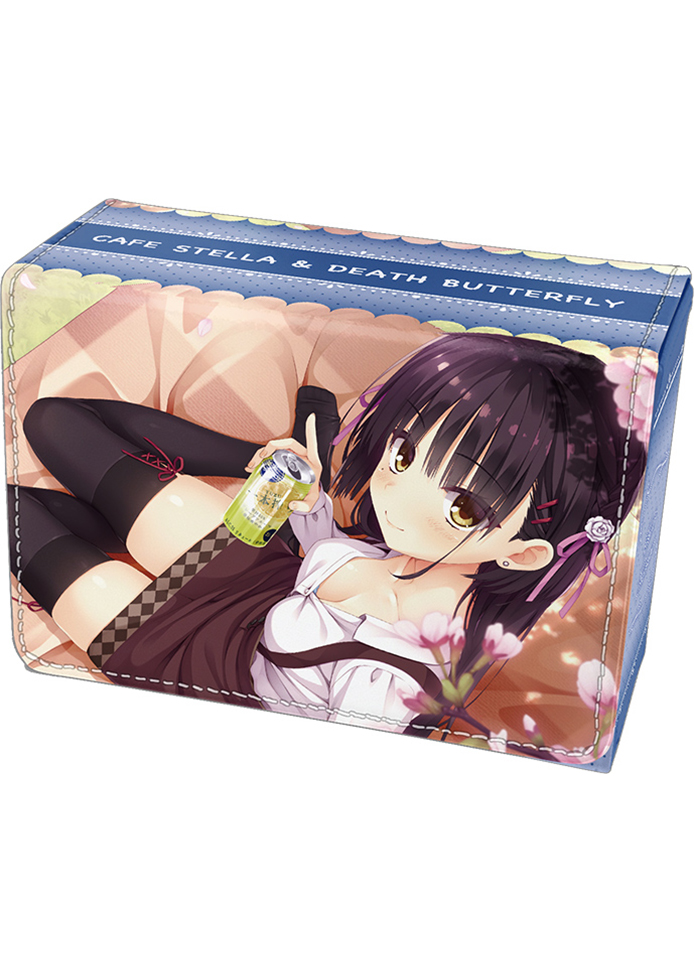 合皮製デッキケースW 喫茶ステラと死神の蝶 「四季 ナツメ」Spring Ver. | 販売 | サプライ