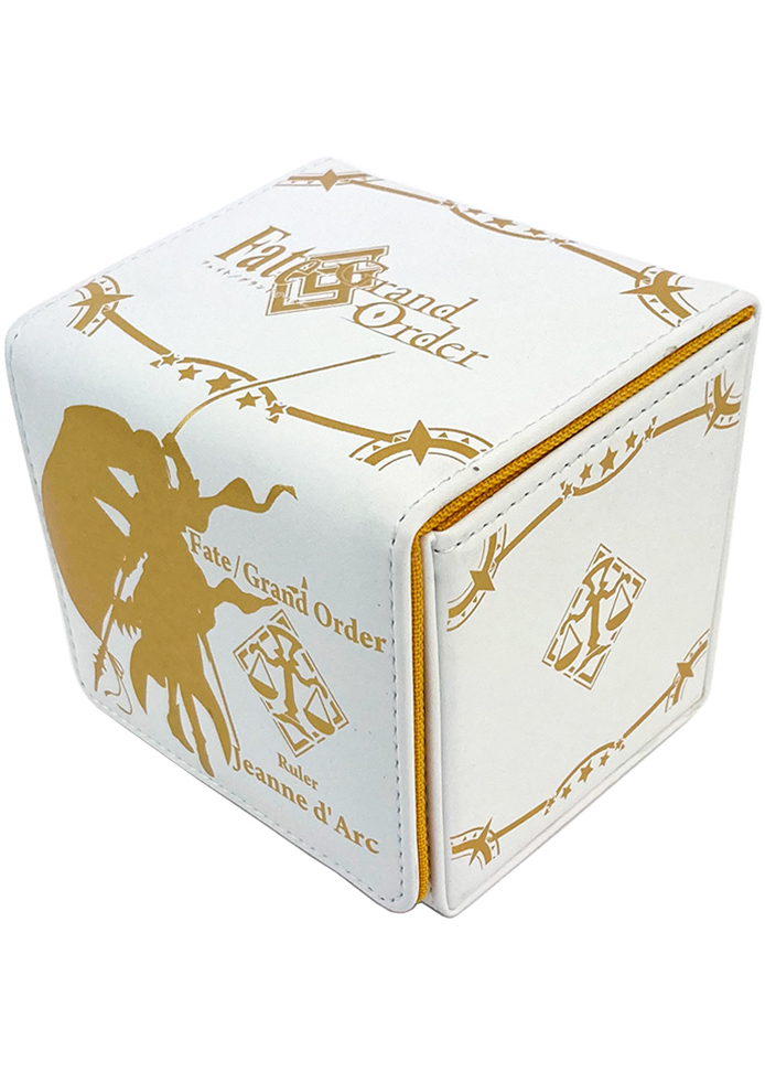 合皮製デッキケース Fate/Grand Order 「ルーラー／ジャンヌ・ダルク」ゴールドVer. | 販売 | サプライ