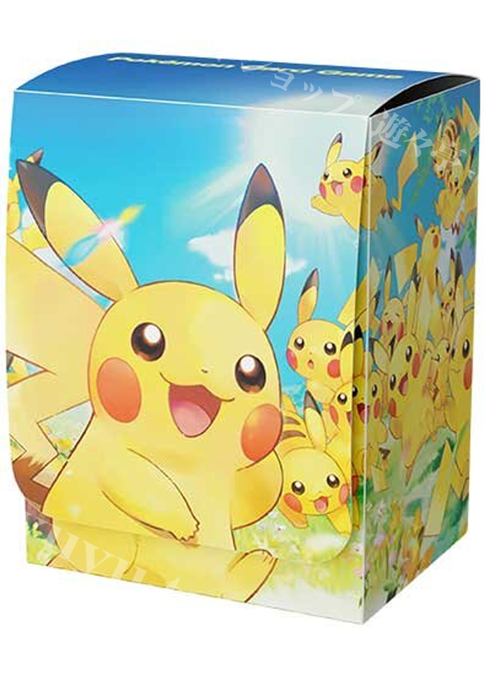 ポケモンカードゲーム デッキケース 『ピカチュウ大集合』 | 販売 | サプライ