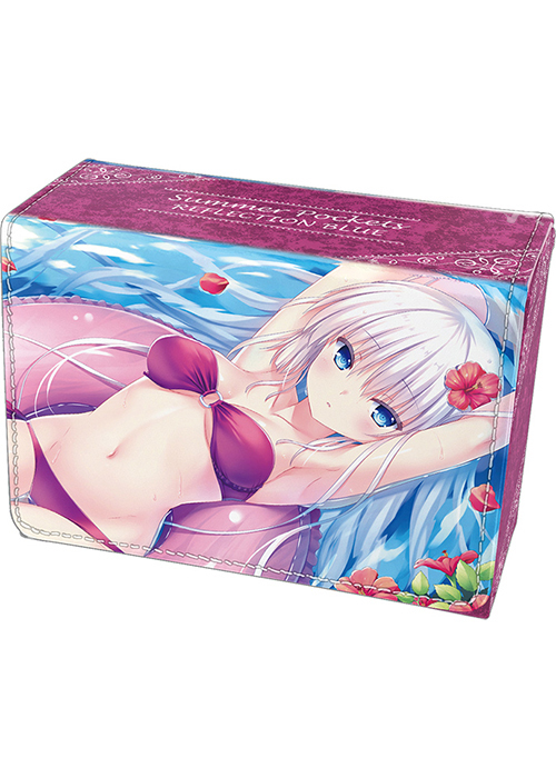合皮製デッキケースW Summer Pockets REFLECTION BLUE「鳴瀬 しろは