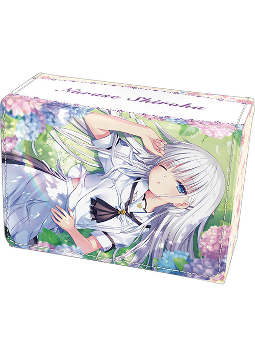 トレカくじ　鳴瀬しろは　デッキケース 合皮製デッキケースW Summer Pockets REFLECTION BLUE「鳴瀬 しろは