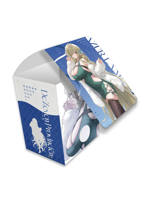 カーテン魂 アズールレーン 描き下ろしデッキケース 『デ・ゼーヴェン・プロヴィンシェン／冬デート』(5月下旬 発売)