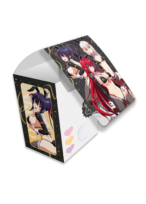 カーテン魂 ハイスクールD×D HERO 描き下ろしデッキケース 『逆バニー（黒）』(5月下旬 発売)