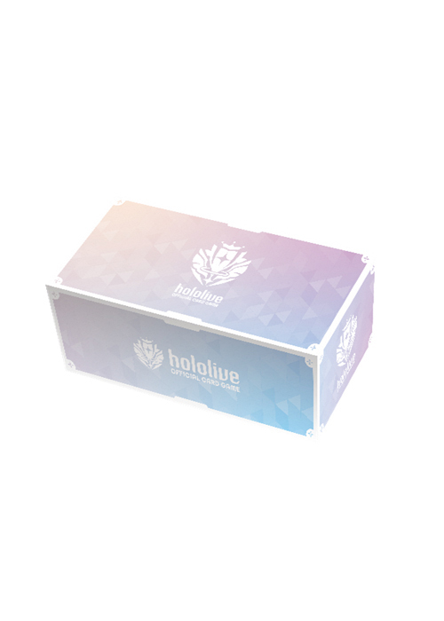 hololive OFFICIAL CARD GAME オフィシャルホロカストレージボックス ブランドロゴ（White）(5月29日 発売)