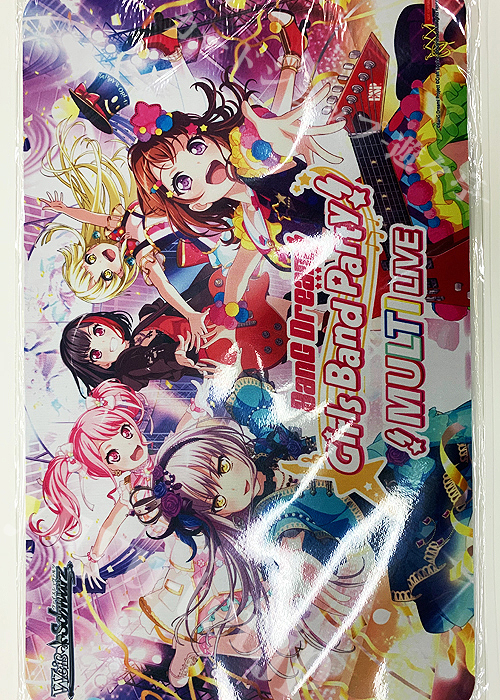 ヴァイスシュヴァルツ 英語版 プレイマット 「バンドリ！ ガールズバンドパーティ！」MULTI LIVE