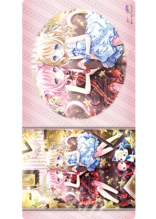 ブロッコリー トレカアイテムくじEX 「E☆2×Z/X -Zillions of enemy X-」 C-1 ラバープレイマットスリム「ミルフィ＆フラン」 | 販売 | サプライ