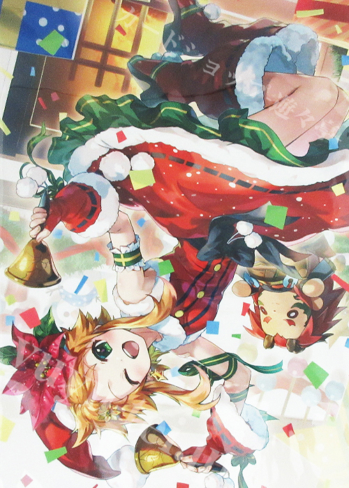 Z/X-Zillions of enemy X-  ゼクストリーム @ONLINE 2022.WINTER 物販販売 ラバープレイマットスリム「青葉 千歳」クリスマスVer. | 販売 | サプライ