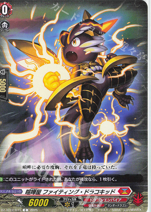 C 喧嘩屋 ファイティング・ドラコキッド | 販売 | [DZBT12] 冥淵葬空 | ヴァンガード