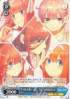  5HY/W83-P09 PR 重なる想い 一花&二乃&三玖&四葉&五月 