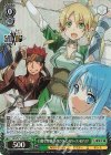 SAO/S71-039S SR 目指せ聖剣 ユイ&クライン&リーファ&アスナ