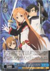  SAO/S100-090 C 《オーディナル・スケール》シリカ&アスナ&キリト 