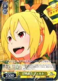 R宣戦布告 フェルト