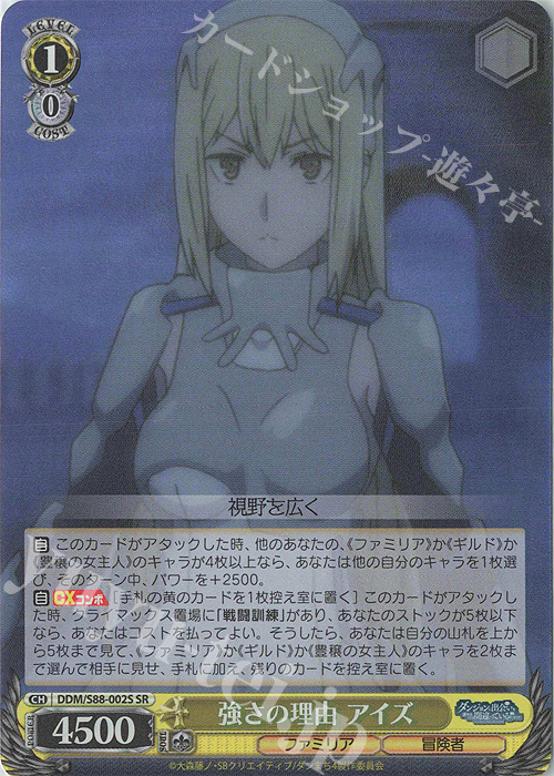 SR 強さの理由 アイズ | 買取 | ダンジョンに出会いを求めるのは間違っているだろうか | ヴァイスシュヴァルツ
