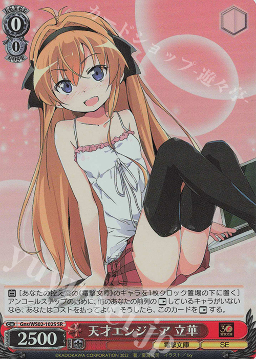 SR 天才エンジニア 立華 | 販売 | 電撃文庫 | ヴァイスシュヴァルツ