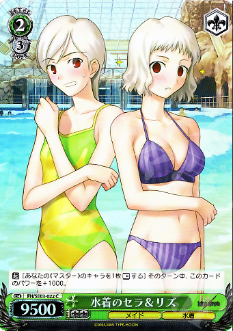 S-C 水着のセラ&リズ(ホロ) | 買取 | Fate/hollow ataraxia Extra | ヴァイスシュヴァルツ