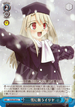 【傷】 U 雪に舞うイリヤ | 販売 | Fate/stay night | ヴァイスシュヴァルツ