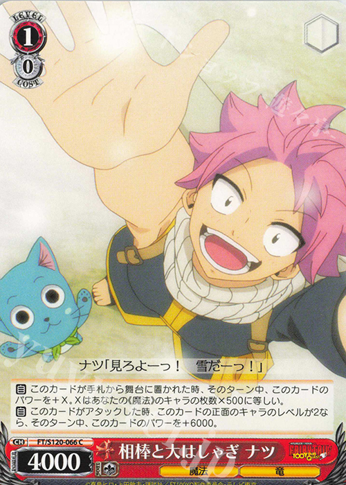 C 相棒と大はしゃぎ ナツ | 販売 | FAIRY TAIL 100年クエスト | ヴァイスシュヴァルツ