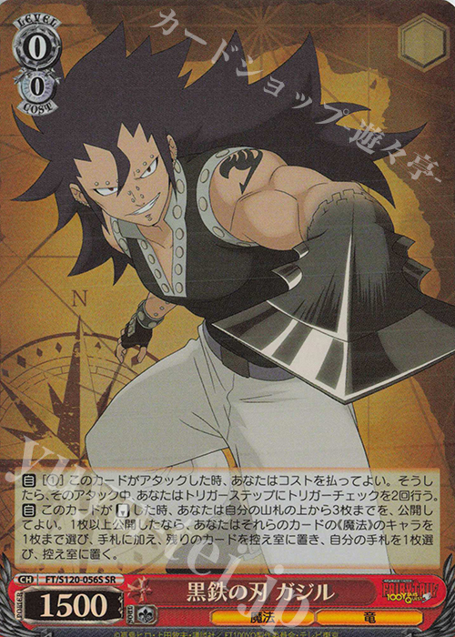SR 黒鉄の刃 ガジル | 買取 | FAIRY TAIL 100年クエスト | ヴァイスシュヴァルツ