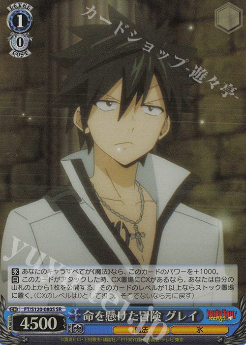 SR 命を懸けた冒険 グレイ | 買取 | FAIRY TAIL 100年クエスト | ヴァイスシュヴァルツ