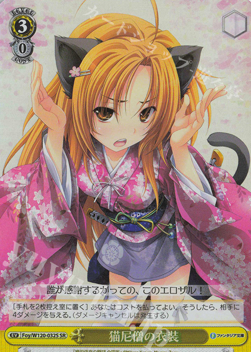 SR 猫尼僧の衣装 | 買取 | 富士見ファンタジア文庫 Vol.2 | ヴァイスシュヴァルツ