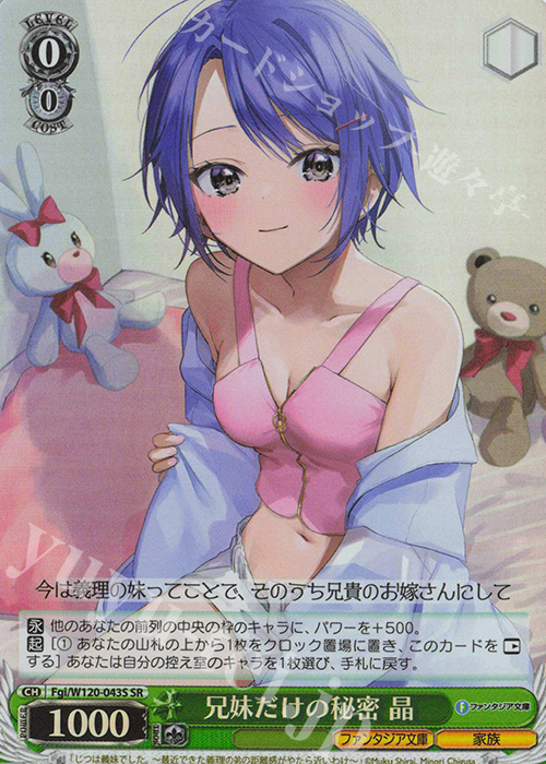SR 兄妹だけの秘密 晶 | 買取 | 富士見ファンタジア文庫 Vol.2 | ヴァイスシュヴァルツ